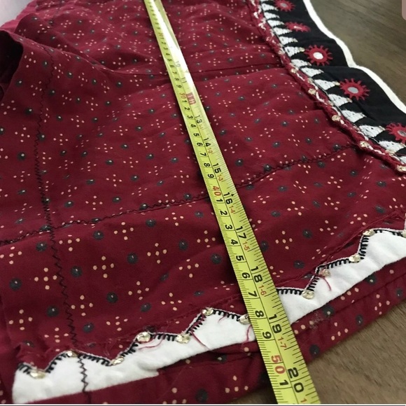 *FINAL PRICE* Free People sz 4 Embroidered Mirrors - Picture 4 of 5